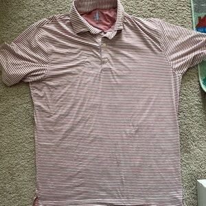 Johnnie-O Medium Featherweight Striped Polo